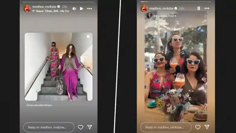 South Madhoo and Ramya Krishnan Party Hard as They Reunite in Spain, Celebrate Decades