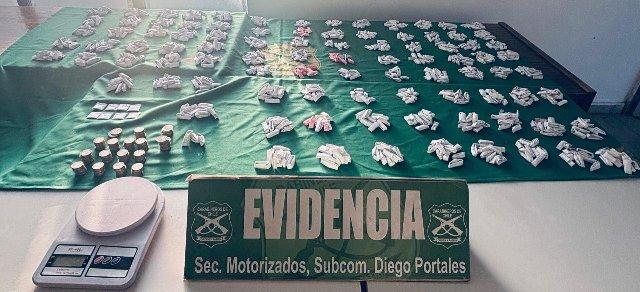 En Rancagua detienen a mujer con importante cantidad de droga en su poder
