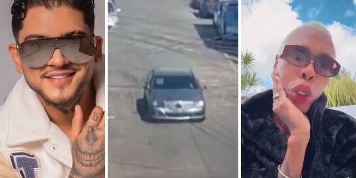 Revelan imágenes del carro en que fueron vistos por última vez los artistas colombianos B King y Regio Clownn antes de ser asesinados en México