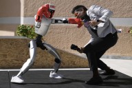 Humanoid robots showcase skills at Ancient Olympia. But they’re on a long road to catch up to AI