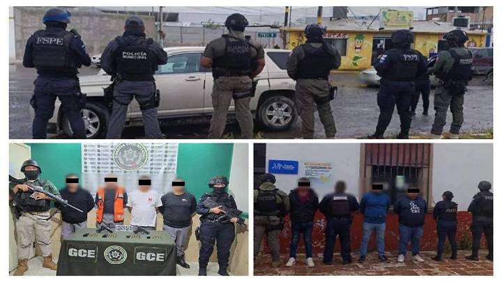 Siete detenidos en operativos conjuntos entre Guanajuato y San Luis Potosí