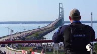Huge numbers cross Mackinac Bridge for annual Labor Day Walk