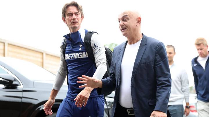Frank on Levy's Tottenham exit: 'Don't think anyone expected it'