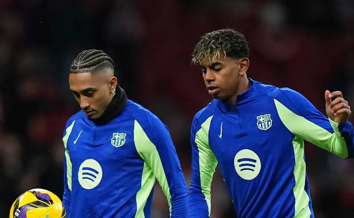 Two Barcelona stars expected to skip 2025 Ballon d’Or gala with Lamine Yamal and Raphinha in contention
