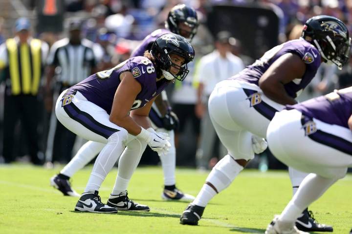 Ravens' Charlie Kolar is a chameleon. His best trick is turning into a blocking TE