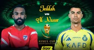 Con Cristiano Ronaldo: Al Nassr vs. Jeddah EN VIVO vía DAZN y Fútbol Libre TV por King Cup