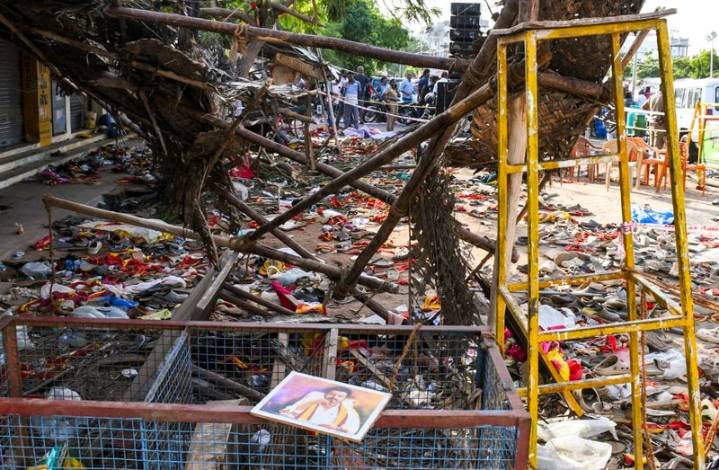 TVK leader arrested in stampede case that killed 41 at actor Vijay’s rally in Karur