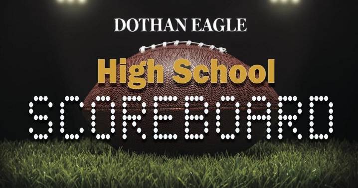 Scores from around the Wiregrass and state from Friday night football