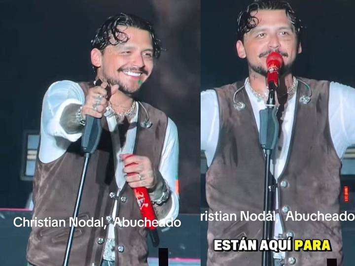 Christian Nodal responde a abucheos contra Ángela Aguilar en concierto