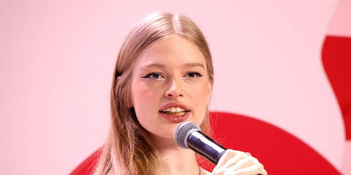 Elon Musk's Transgender Daughter Vivian Exudes Glamour in Black Silk Outfit at Event