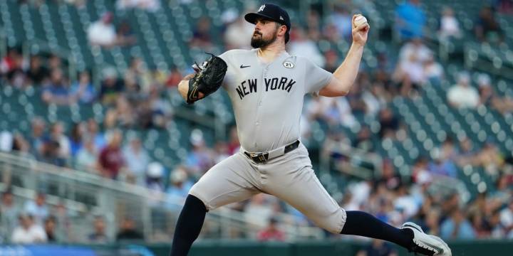 Carlos Rodón pitches 6 strong innings in Yankees' loss