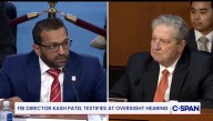 Kash Patel Fumes at Republican Senator During Jeffrey Epstein Grilling