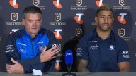 NRL 2025: Cameron Ciraldo has no regrets, press conference, Lachlan Galvin, Bailey Hayward, Bulldogs vs Panthers, semi