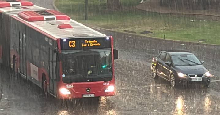 Aemet señala las tres zonas en las que hay probabilidad de lluvias este jueves en la Comunidad Valenciana
