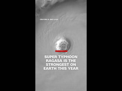 Super Typhoon Ragasa is the strongest on earth this year