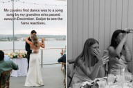 Newlyweds Choose Special Song for First Dance—Family's Reaction Says It All