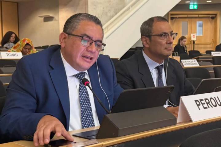 Ministro Santiváñez destaca en Ginebra compromiso del Perú con promoción de los DDHH