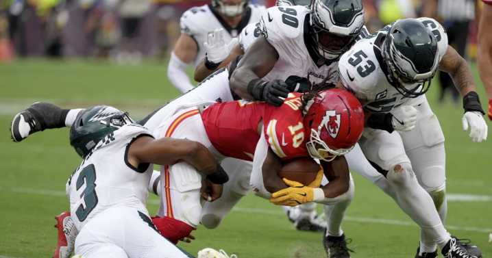 Eagles’ defense shines in Super Bowl rematch as Philly beats the Chiefs 20