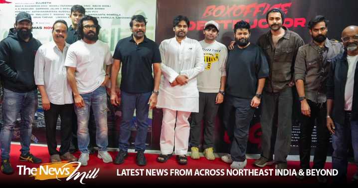 Chiranjeevi calls Pawan Kalyan’s ‘OG’ on par with “Hollywood standards”, watches film with son Ram Charan