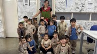 Grata visita de los más pequeños del Colegio Padre Ramón de la Quintana