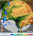 Unos chubascos amenazan la Magna Mariana en Huelva: "Algunas gotas pueden caer sobre la capital"