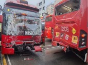 Choque del Metrobús en colonia narvarte deja 12 lesionados