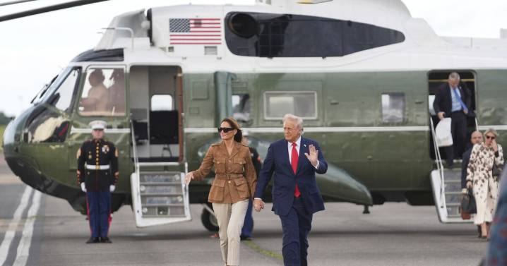 Hydraulic issue forces Marine One to make unplanned landing at U.K. airfield