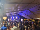 Más de 400 mayores disfrutan de la cena en las Fiestas de la Virgen de la Aurora en Otura