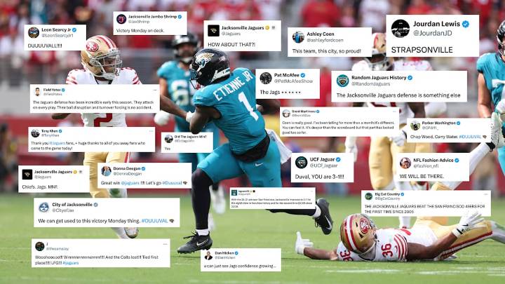 Victory Monday Social Reacts: Jaguars Fans Ecstatic After 3