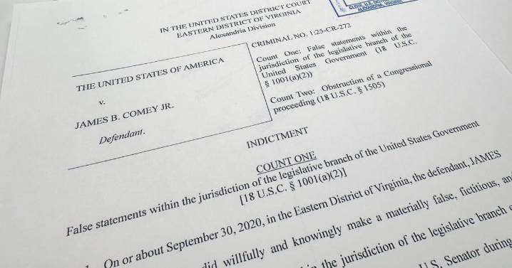 A look at the Trump-Comey relationship and the indictment against the former FBI director