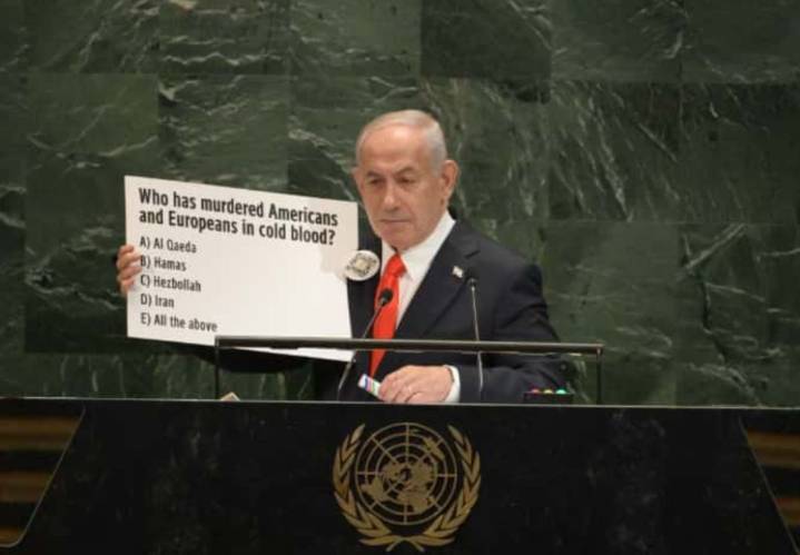 Netanyahu desafía a la ONU y rechaza un Estado palestino