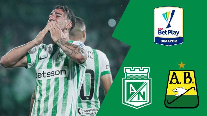 Atlético Nacional vs Bucaramanga: Streaming y TV HOY EN VIVO para ver al Verdolaga