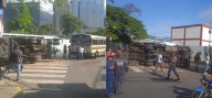 Se registró un accidente de dos unidades de transporte en Caracas