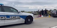 Crews on scene of crash near Henderson Co. High School