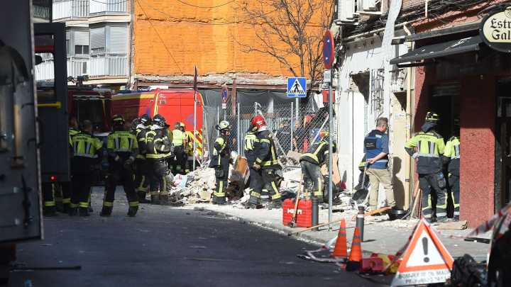 Explosión de gas en bar de Madrid dejó 25 heridos; varios graves