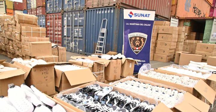 Importaban zapatillas desarmadas para evadir más de 1 millón de soles en impuestos