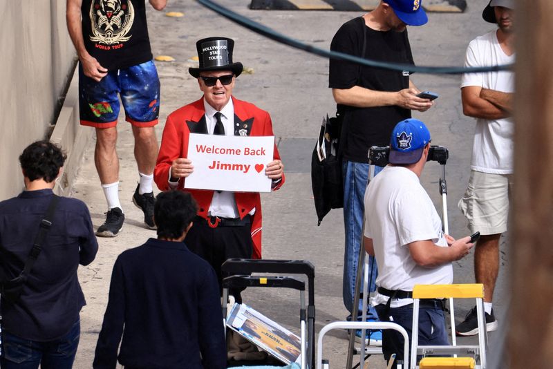 Jimmy Kimmel heads back to late-night television from six