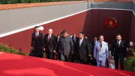 Xi, Putin and Kim seen together for first time at China parade