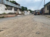 Habitantes de La Cruz denuncian trabajos inconclusos en la calle Pedro Camejo