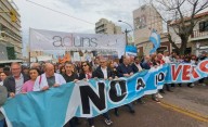 Marcha universitaria: miles de bahienses se movilizaron contra el veto de Milei