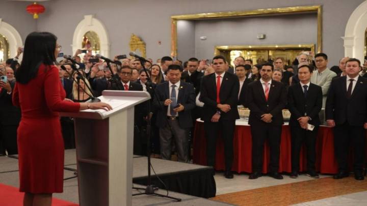 Vicepresidenta Rodríguez: Hegemones del mundo pretenden agredir a las naciones con una conducta "patotera"