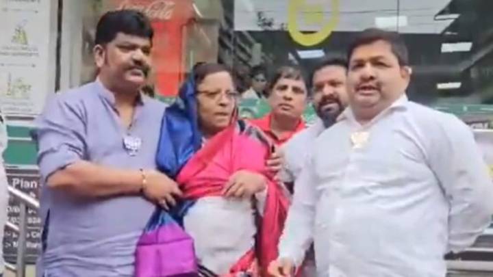 Congress worker morphs PM Modi’s image, BJP cadre force him to wear saree: Video