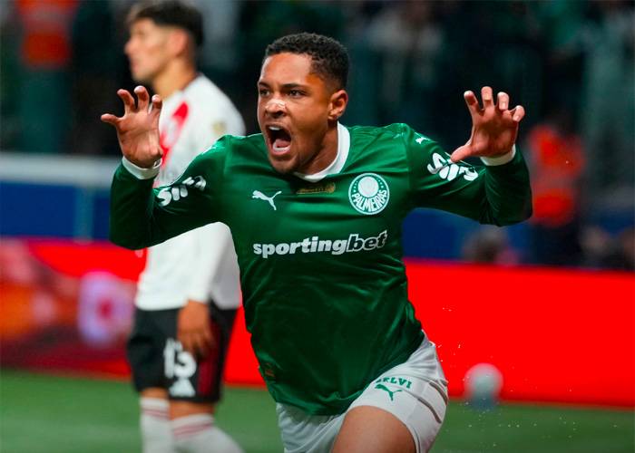 Palmeiras semifinalista de la Libertadores, derrotó 3×1 a River Plate