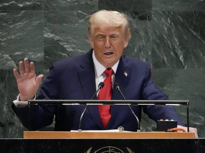 Trump tells UN recognizing Palestine as a state rewards Hamas