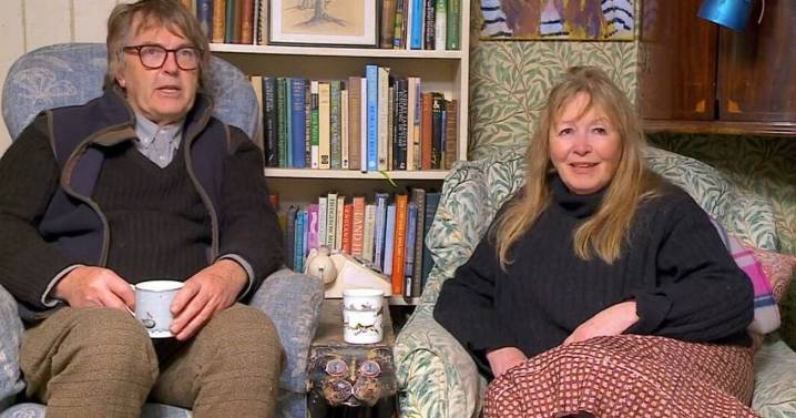 Gogglebox viewers stunned at throwback picture of Giles Wood and Mary Killen