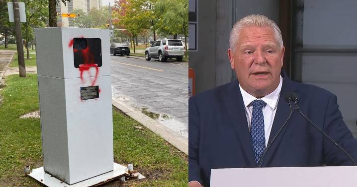 Doug Ford to axe speed camera program effective next month