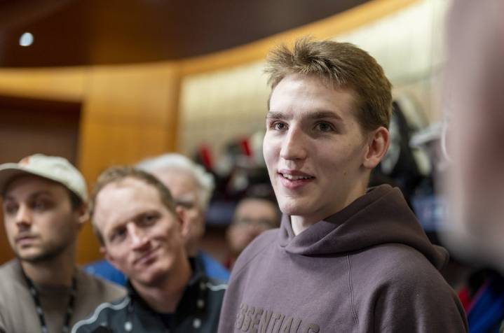 Canadiens’ Hutson says he’s a ‘USA Hockey player’ after dad’s comments spark stir