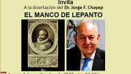 Jorge Chayep disertará sobre "El Manco de Lepanto"