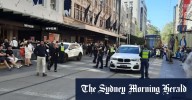 Bourke Street Mall police chase ends in multiple arrests; woman taken to hospital after chase through Melbourne