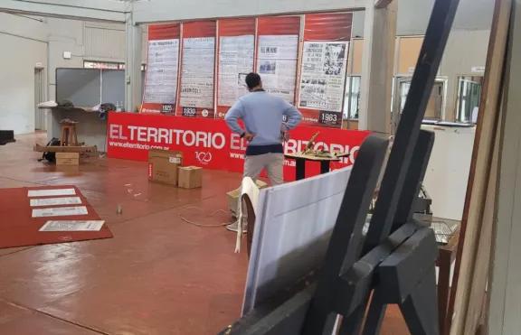 La muestra del centenario de El Territorio llega a la Fiesta del Inmigrante